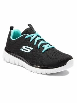 Καλύτερη πώληση 💯 Skechers Υποδήματα Παπούτσια Get Connected 12615/BKTQ Μαύρο 🧨