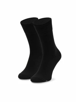 Νέος 😀 Skechers Ψηλές Κάλτσες Σετ 3 ζευγάρια ψηλές κάλτσες Unisex SK41007 Μαύρο 👍