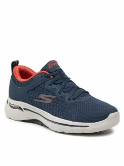 Best Pirce 💯 Skechers Άνδρες Ψηλά Αθλητικά Αθλητικά Go Walk Arch Fit 216254/NVY Σκούρο μπλε ❤️