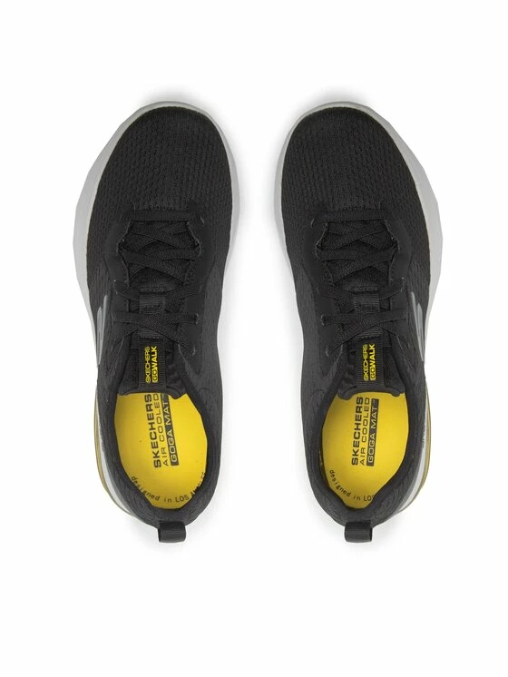 Καλύτερη πώληση 🔔 Skechers Άνδρες Κοντά Αθλητικά Αθλητικά Go Walk Air 2.0 216153/BKYL Μαύρο 🌟 5 Καλύτερη πώληση 🔔 Skechers Άνδρες Κοντά Αθλητικά Αθλητικά Go Walk Air 2.0 216153/BKYL Μαύρο 🌟 - Image 5