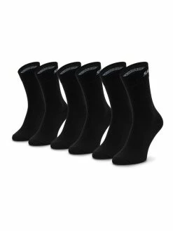 Τοπ 10 🔔 Skechers Ψηλές Κάλτσες Σετ 3 ζευγάρια ψηλές κάλτσες Unisex SK41040 Μαύρο 👍