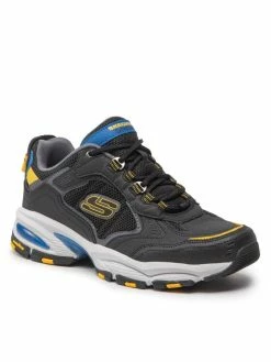 Τοπ 10 🛒 Skechers Άνδρες Κοντά Αθλητικά Αθλητικά Vigor 3.0 237145/BKYL Μαύρο 😀