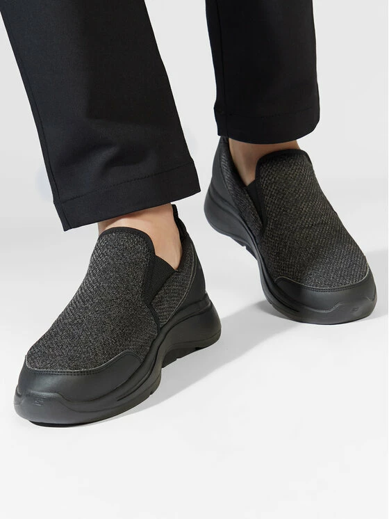 Κουπόνι 🌟 Skechers Άνδρες Κλειστά Παπούτσια Κλειστά παπούτσια Go Walk Arch Fit 216183/BBK Μαύρο 🎁 6 Κουπόνι 🌟 Skechers Άνδρες Κλειστά Παπούτσια Κλειστά παπούτσια Go Walk Arch Fit 216183/BBK Μαύρο 🎁 - Image 6