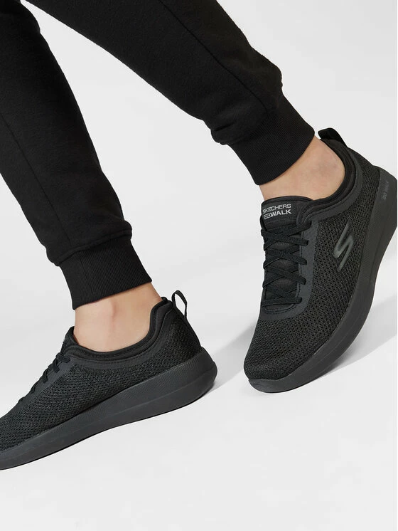 Ολοκαίνουργιο 🔔 Skechers Άνδρες Κοντά Αθλητικά Αθλητικά Go Walk Stability 216142/BBK Μαύρο ⭐ 6 Ολοκαίνουργιο 🔔 Skechers Άνδρες Κοντά Αθλητικά Αθλητικά Go Walk Stability 216142/BBK Μαύρο ⭐ - Image 6