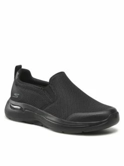 Flash Sale 🌟 Skechers Άνδρες Κλειστά Παπούτσια Κλειστά παπούτσια Go Walk Arch Fit 216121/BBK Μαύρο 🎉