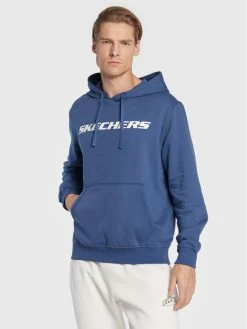 Προϋπολογισμός 💯 Skechers Άνδρες Μπλούζες Χωρίς Φερμουάρ Μπλούζα Heritage Ii MHD12 Μπλε Regular Fit 🧨