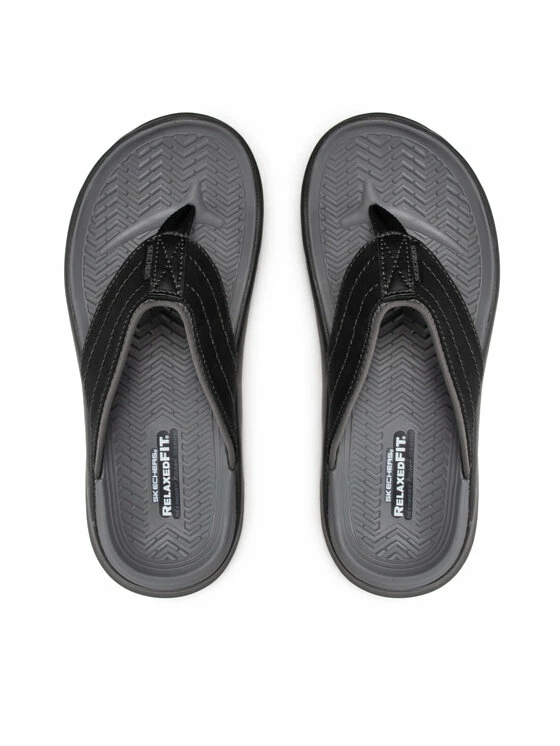 Προώθηση 🛒 Skechers Άνδρες Σαγιονάρες Reyon 204071/BLK Μαύρο 🎉 5 Προώθηση 🛒 Skechers Άνδρες Σαγιονάρες Reyon 204071/BLK Μαύρο 🎉 - Image 5