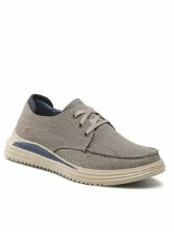 Ολοκαίνουργιο ⭐ Skechers Άνδρες Κλειστά Παπούτσια Κλειστά παπούτσια Forenzo 204471/KHK Γκρι ⌛