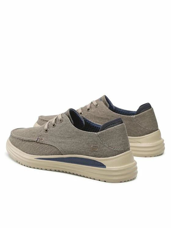 Ολοκαίνουργιο ⭐ Skechers Άνδρες Κλειστά Παπούτσια Κλειστά παπούτσια Forenzo 204471/KHK Γκρι ⌛ 3 Ολοκαίνουργιο ⭐ Skechers Άνδρες Κλειστά Παπούτσια Κλειστά παπούτσια Forenzo 204471/KHK Γκρι ⌛ - Image 3