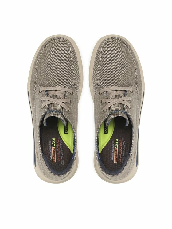 Ολοκαίνουργιο ⭐ Skechers Άνδρες Κλειστά Παπούτσια Κλειστά παπούτσια Forenzo 204471/KHK Γκρι ⌛ 5 Ολοκαίνουργιο ⭐ Skechers Άνδρες Κλειστά Παπούτσια Κλειστά παπούτσια Forenzo 204471/KHK Γκρι ⌛ - Image 5