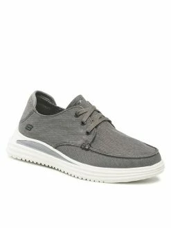 Πολύ καλή προσφορά 🥰 Skechers Άνδρες Κλειστά Παπούτσια Κλειστά παπούτσια Forenzo 204471/BLK Γκρι 🤩