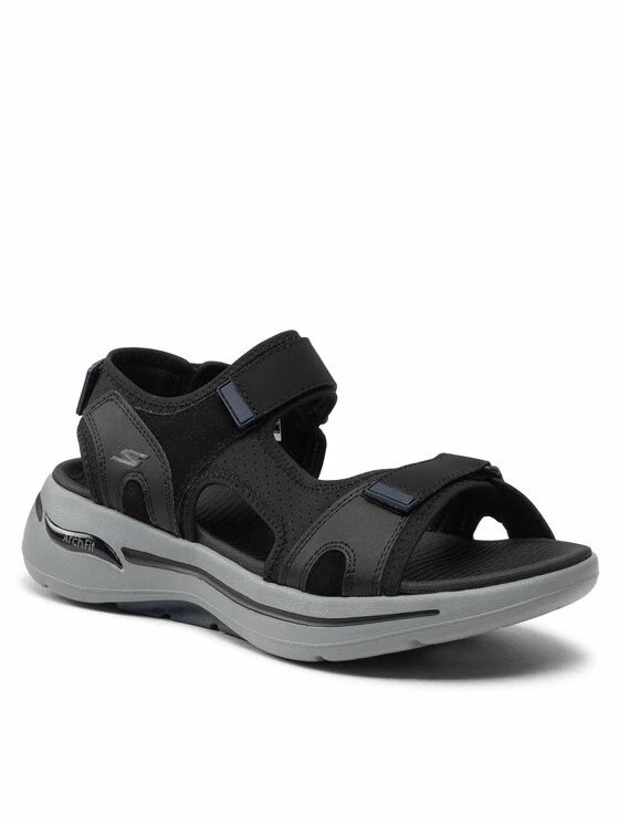 Συμφωνίες 🎁 Skechers Άνδρες Σανδάλια Go Walk Arch Fit 🩴 Sandal 229021/BKNV Μαύρο ⌛ 1 Συμφωνίες 🎁 Skechers Άνδρες Σανδάλια Go Walk Arch Fit 🩴 Sandal 229021/BKNV Μαύρο ⌛