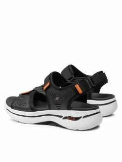 Ολοκαίνουργιο 👍 Skechers Άνδρες Σανδάλια Go Walk Arch Fit 🩴 Sandal 229020/BKOR Μαύρο ⌛ -Εξοδος Skechers Κατάστημα unnamed file 2182