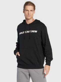 Πολύ καλή προσφορά ⌛ Skechers Άνδρες Μπλούζες Χωρίς Φερμουάρ Μπλούζα Heritage Ii MHD12 Μαύρο Regular Fit 🎁