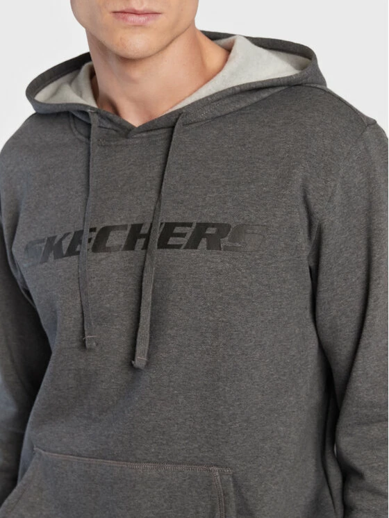 Νέος 🤩 Skechers Άνδρες Μπλούζες Χωρίς Φερμουάρ Μπλούζα Apparel Heritage MHD12 Γκρι Comfort Fit 🔥 4 Νέος 🤩 Skechers Άνδρες Μπλούζες Χωρίς Φερμουάρ Μπλούζα Apparel Heritage MHD12 Γκρι Comfort Fit 🔥 - Image 4