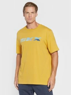 Πολύ καλή προσφορά 🌟 Skechers Άνδρες T-shirts T-Shirt Phantom MTS340 Κίτρινο Regular Fit 💯