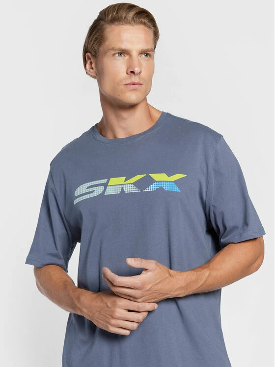 Συμφωνίες ⌛ Skechers Άνδρες T-shirts T-Shirt Phantom MTS340 Μπλε Regular Fit 🥰 4 Συμφωνίες ⌛ Skechers Άνδρες T-shirts T-Shirt Phantom MTS340 Μπλε Regular Fit 🥰 - Image 4
