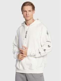 Αγορά 🎁 Skechers Άνδρες Μπλούζες Χωρίς Φερμουάρ Μπλούζα Varocity MHD67 Λευκό Comfort Fit 🔥