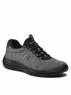 Flash Sale 🔥 Skechers Άνδρες Ψηλά Αθλητικά Αθλητικά Forton 52813/BBK Γκρι 😍