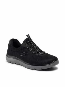 Τοπ 10 🛒 Skechers Άνδρες Ψηλά Αθλητικά Αθλητικά Summits 52811/BKCC Μαύρο ✨
