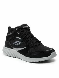 Νέος 🌟 Skechers Άνδρες Ψηλά Αθλητικά Αθλητικά Hyridge 52589/BKGY Μαύρο 😀