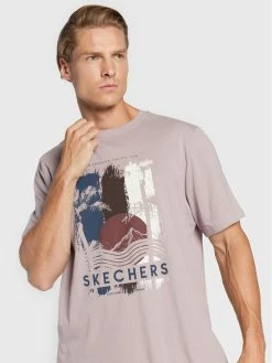 Η καλύτερη συμφωνία 🥰 Skechers Άνδρες T-shirts T-Shirt Endeavour MTS338 Μωβ Regular Fit 🌟 -Εξοδος Skechers Κατάστημα unnamed file 73