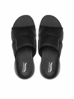 Νέος 🤩 Skechers Άνδρες Παντόφλες Go Walk Arch Fit 🩴 Sandal 229023/BBK Μαύρο 👏 -Εξοδος Skechers Κατάστημα unnamed file 791