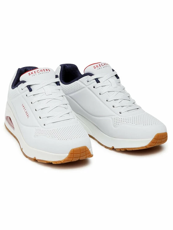 Flash Sale 🌟 Skechers Άνδρες Ψηλά Αθλητικά Αθλητικά Stand On Air 52458/WNVR Λευκό 🎁 5 Flash Sale 🌟 Skechers Άνδρες Ψηλά Αθλητικά Αθλητικά Stand On Air 52458/WNVR Λευκό 🎁 - Image 5